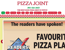 Tablet Screenshot of mypizzajoint.com